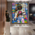 cheap People Paintings-Banksy Style Astronaut oil painting Pop Art Graffiti art Oil Painting 100% HandMade street art Oil Painting Astronaut pop art Oil Painting