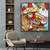 baratos Pinturas Famosas-Pintura a óleo artesanal em tela, arte de parede, decoração famosa picasso, figura abstrata para decoração de casa, pintura sem moldura enrolada