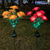cheap Landscape Lights-7 Heads LED Solar Light Outdoor Waterproof Garden Flower Courtyard Lawn Path Wedding Decorative Lamp