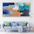 cheap Abstract Paintings-Abstract Ocean waves painting hand painted Boho wall decor Beach gold wall art Home decor Palette knife oil painting on canvas Seascape Painting Natura art