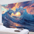 cheap Wedding-Wedding Decorations Backdrop Photograph Wall Hanging Large Tapestry Art Mural Decor Blanket Curtain Home Bedroom Living Room Decoration Sea Wave Heart