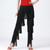 abordables Pantalon-Danse latine Danse de Salon Pantalon Gland Couleur Pure Fantaisie Femme Utilisation Entraînement Taille haute Spandex