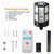 cheap Street Lights-Solar Wall Lamp Street Garden Courtyard Wall Lamp with Remote Control Human Body Induction 3-Mode High Brightness