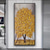 abordables Peintures fleurs/botaniques-Mintura fait à la main argent arbre paysage peintures à l&#039;huile sur toile mur art décoration moderne abstrait or arbre photos pour la décoration intérieure roulé sans cadre peinture non étirée