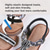 cheap Vacation Sandals-Women&#039;s Sandals Boho Bohemia Beach Wedge Sandals Comfort Shoes Vacation Beach Summer Rhinestone Platform Flat Heel Elegant Bohemia Vacation Faux Leather Elastic Band Black Silver Gold