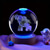 cheap 3D Night Lights-1pc 3D Laser Engraved Crystal Ball With Wooden Colorful LED Lamp Holder, Home Decoration Ornaments for Girlfriend, Colleague, Wife&#039;s Birthday, Valentine&#039;s Day Gift, Night Light