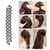 cheap Hair Styling Accessories-27Pcs Hair Styling Set, Hair Design Styling Tools, DIY Hair Accessories Hair Modelling Tool Kit Magic Fast Spiral Hair Braid Braiding Tool for Women and Girls