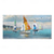 cheap Landscape Paintings-Handmade Oil Painting Canvas Wall Art Decoration Abstract Ocean Sailboat Sailing Landscape for Home Decor Rolled Frameless Unstretched Painting