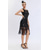 cheap Outfits-Retro Vintage Roaring 20s 1920s Flapper Dress Outfits Cocktail Dress The Great Gatsby Flapper Girl Wedding Guest Sequins Women&#039;s Wedding Wedding Guest Party / Evening Adults&#039; Dress Gloves Earrings