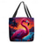 cheap Graphic Print Bags-Women&#039;s Tote Shoulder Bag Canvas Tote Bag Polyester Shopping Daily Holiday Print Large Capacity Foldable Lightweight Flamingo Light Red Blue Fuchsia