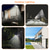 cheap Street Lights-Solar Wall Lamp Street Garden Courtyard Wall Lamp with Remote Control Human Body Induction 3-Mode High Brightness