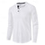 abordables T-shirts décontractés pour hommes-Homme T shirt Tee Chemise Henley gaufrée Chemise Henley Shirt T-shirt Chemise à manches longues Plein Henley Plein Air Vacances manche longue Vêtement Tenue Polyester Mode Design basique