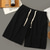 cheap Classic-Men&#039;s Linen Shorts Summer Shorts Beach Shorts Pocket Drawstring Elastic Waist Plain Comfort Breathable Short Holiday Vacation Beach Hawaiian Boho Black White