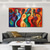 cheap People Paintings-Abstract Figures Acrylic OIL Painting Handmade Modern Wall Art Painting Handmade Figurative Painting Abstract Wall Art Large Figure Abstract colorful wall Painting