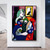 cheap Famous Paintings-Mintura Handmade Pablo Picasso Famous Oil Paintings On Canvas Home Decoration Modern Wall Art Abstract Portrait Picture For Home Decor Rolled Frameless Unstretched Painting