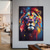abordables Peintures animaux-Grand lion peinture à l&#039;huile sur toile peint à la main tigre abstrait animal toile peinture mur art moderne impressionniste lion œuvre image pour salon chambre mur décor à la maison