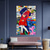 cheap People Paintings-Banksy Style Astronaut oil painting Pop Art Graffiti art Oil Painting 100% HandMade street art Oil Painting Astronaut pop art Oil Painting