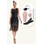 cheap Outfits-Retro Vintage Roaring 20s 1920s Flapper Dress Outfits Cocktail Dress The Great Gatsby Flapper Girl Wedding Guest Sequins Women&#039;s Wedding Wedding Guest Party / Evening Adults&#039; Dress Gloves Earrings