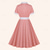 cheap Dresses-1950s Retro Vintage Midi Dress Swing Dress Solid Color Fancy Dress Women's Revival Date Bachelorette Party Adults' Dress Homecoming Dresses Spring &amp; Summer