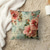 abordables style floral &amp; végétal-Housse de coussin en velours imprimé arrangement floral simple décontracté carré classique coussins lit canapé salon décoratif 16&quot;/18&quot;/20&quot;