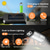 cheap Street Lights-Solar Wall Lamp Street Garden Courtyard Wall Lamp with Remote Control Human Body Induction 3-Mode High Brightness