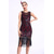 cheap Outfits-Retro Vintage Roaring 20s 1920s Flapper Dress Outfits Cocktail Dress The Great Gatsby Flapper Girl Wedding Guest Sequins Women&#039;s Wedding Wedding Guest Party / Evening Adults&#039; Dress Gloves Earrings