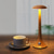 cheap Table Lamps-New Retro Led Table Lamp Imitation Wood Grain Touch Bar Creative Personality Hotel Restaurant Table Lamp