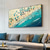 baratos Pinturas de Paisagens-Mintura pinturas a óleo de praia feitas à mão em tela para decoração de casa moderna arte de parede abstrata imagem de paisagem marítima azul para decoração de casa pintura sem moldura enrolada e não