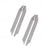 cheap Earrings-Women&#039;s Hoop Earrings Tassel Fringe Precious Elegant Fashion Imitation Diamond Earrings Jewelry Silver For Wedding Party 1 Pair