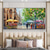voordelige Schilderijen van landschappen-handgeschilderde canvas kunst aan de muur Scandinavische abstracte moderne kleurrijke Parijs canvas kunst aan de muur foto olieverfschilderij woonkamer interieur (geen ingelijst)