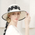 cheap Party Hats-Hats Fiber Straw Hat Sun Hat Wedding Tea Party Elegant Wedding With Lace-up Headpiece Headwear