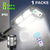 cheap Street Lights-Solar Wall Lamp Street Garden Courtyard Wall Lamp with Remote Control Human Body Induction 3-Mode High Brightness