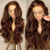 cheap Human Hair Lace Front Wigs-13x4 Transparent Chocolate Brown Body Wave Lace Front Wig HD Lace Frontal Wig Pre Plucked Brazilian Human Wigs For Women