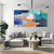 cheap Abstract Paintings-Abstract Ocean waves painting hand painted Boho wall decor Beach gold wall art Home decor Palette knife oil painting on canvas Seascape Painting Natura art