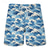 cheap Men&#039;s Beach Shorts-Carefree Interlude X Joshua Jo Men&#039;s Waves Printed Vacation Beach Board Shorts
