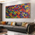 cheap Tree Oil Paintings-Handmade Oil Painting Canvas Wall Art Decoration Modern Thick Oil Colorful Leaves Landscape for Home Decor Rolled Frameless Unstretched Painting