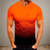 billiga 3D T-shirts-Herr T-shirt T-tröja Lutning Rund hals Gata Semester Kort ärm Kläder Mode Sport Grundläggande