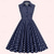 cheap Dresses-Retro Vintage 1950s Rockabilly Dress A-Line Dress Swing Dress Polka dots Women&#039;s Halloween Carnival Masquerade Party Bachelorette Party Adults Dress Homecoming Dresses