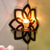 cheap Metal Wall Decor-1PC Creative Minimalist Nail Wall Display Rack (excluding nails) minimalist line eight petal flower shaped wall decorative pendant decorative corner rack hand assembled wooden small lotus shaped wal