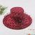 cheap Party Hats-Hats Headwear Organza Bucket Hat Floppy Hat Straw Hat Casual Holiday Elegant Vintage With Polka Dot Lace Side Headpiece Headwear