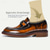preiswerte Loafer aus hochwertigem Leder-Herren-Loafer aus hochwertigem Rindsleder mit glänzender Oberfläche und Kettendetail – formelle Abendschuhe für Business, Hochzeiten und besondere Anlässe