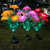 cheap Landscape Lights-7 Heads LED Solar Light Outdoor Waterproof Garden Flower Courtyard Lawn Path Wedding Decorative Lamp