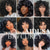 cheap Synthetic Trendy Wigs-Afro Curly Wigs With Bangs Big Blonde Wigs For Women