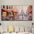 voordelige Schilderijen van landschappen-handgeschilderde canvas kunst aan de muur Scandinavische abstracte moderne kleurrijke Parijs canvas kunst aan de muur foto olieverfschilderij woonkamer interieur (geen ingelijst)