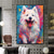 abordables Pinturas de animales-Mintura pinturas al óleo abstractas hechas a mano de animales de perro sobre lienzo, decoración de arte de la pared, imagen moderna para decoración del hogar, pintura enrollada sin marco y sin estirar
