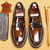 preiswerte Loafer aus hochwertigem Leder-Herren-Loafer aus hochwertigem Rindsleder mit glänzender Oberfläche und Kettendetail – formelle Abendschuhe für Business, Hochzeiten und besondere Anlässe