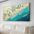 baratos Pinturas de Paisagens-Mintura pinturas a óleo de praia feitas à mão em tela para decoração de casa moderna arte de parede abstrata imagem de paisagem marítima azul para decoração de casa pintura sem moldura enrolada e não