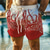 tanie Stroje kąpielowe i spodenki plażowe-męskie spodenki planszowe z nadrukiem ośmiornicy spodenki hawajskie kąpielówki sznurek z siateczkową podszewką elastyczny pas komfort oddychający wakacje wakacje krótkie