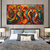 cheap People Paintings-Abstract Figures Acrylic OIL Painting Handmade Modern Wall Art Painting Handmade Figurative Painting Abstract Wall Art Large Figure Abstract colorful wall Painting
