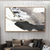 cheap Abstract Paintings-Handmade Oil Painting Canvas Wall Art Decoration Colorful Abstract Black And White Minimalism for Home Decor Rolled Frameless Unstretched Painting